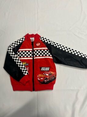 Disney Kids Red Cars Bomber Jacket